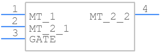 Z0103MNT1G - onsemi - PCB symbol