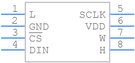 MAX5400EKA+T - Analog Devices - PCB symbol