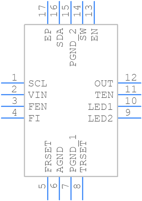 MIC2870YFT-TR - Microchip - PCB symbol