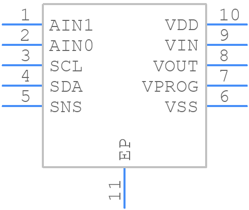 DS2786G+T&R - Analog Devices - PCB symbol