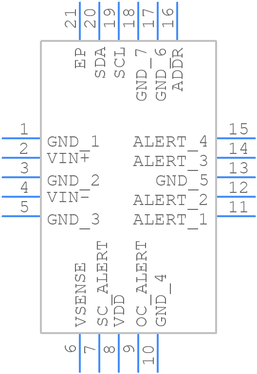 MCP9601-E/MX - Microchip - PCB symbol