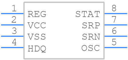 BQ26200PWG4 - Texas Instruments - PCB symbol