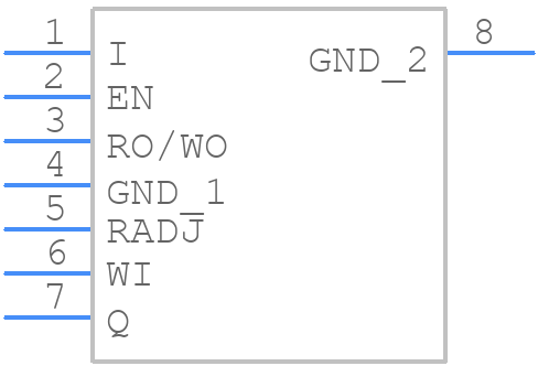 TLS850F0TAV33ATMA1 - Infineon - PCB symbol