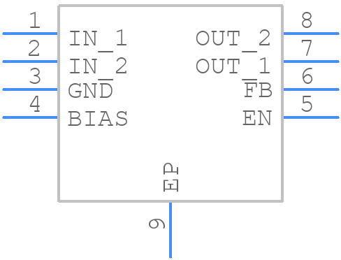 MIC47100-10YMME - Microchip - PCB symbol