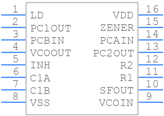 MC14046BDWR2G - onsemi - PCB symbol