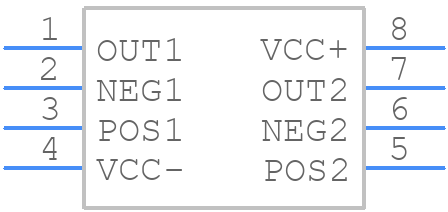 TL082SG-13 - Diodes Incorporated - PCB symbol