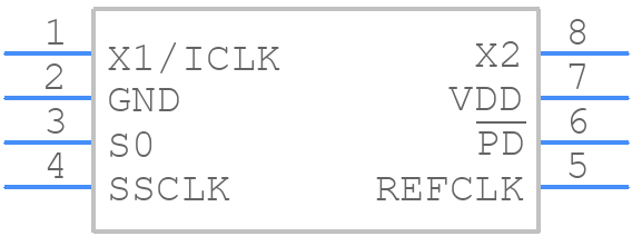 MK5818SLFTR - Renesas Electronics - PCB symbol