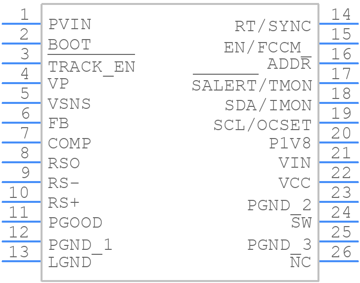 IR38060MTRPBF - Infineon - PCB symbol