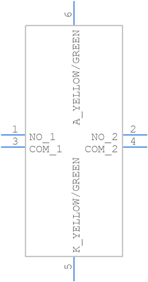 TLL-62BG-S-V-B - Diptronics - PCB symbol