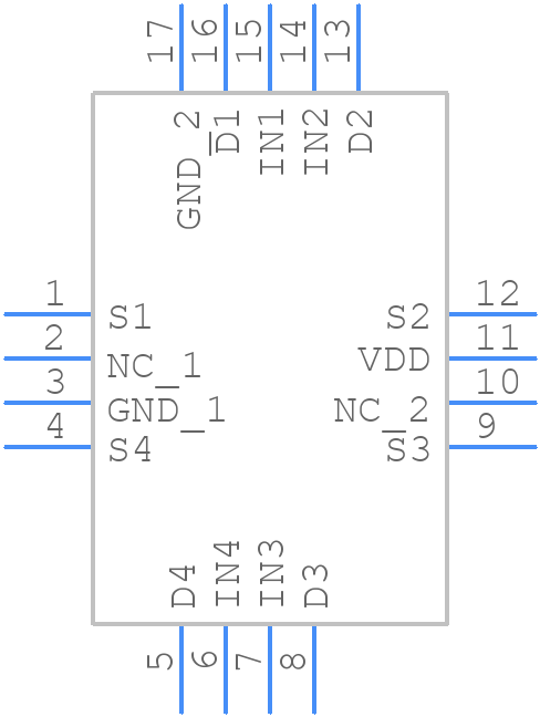 ADG811YCPZ-REEL7 - Analog Devices - PCB symbol