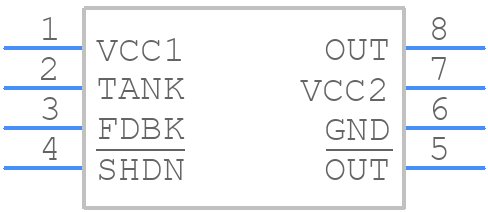 MAX2620EUA+T - Analog Devices - PCB symbol