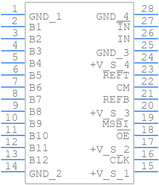 ADS801UG4 - Texas Instruments - PCB symbol
