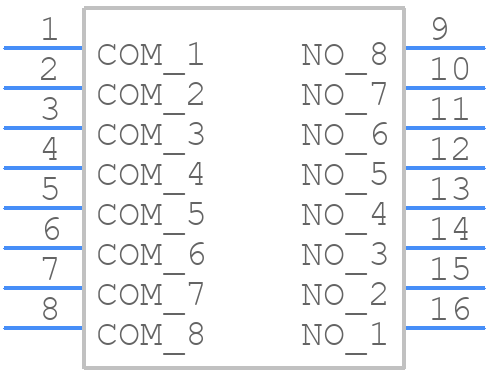 A6SR8104 - OMRON Electronics - PCB symbol