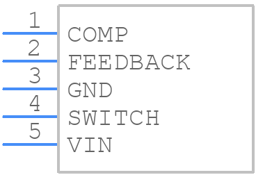 LM2577T-ADJ - Texas Instruments - PCB symbol