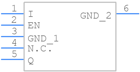 TLE42764GV50ATMA1 - Infineon - PCB symbol