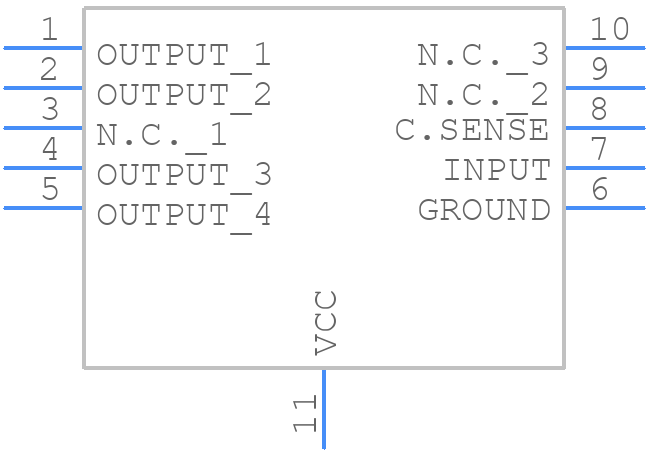 VN920SPTR-E - STMicroelectronics - PCB symbol