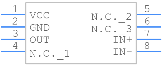 MAX9111EKA+T - Analog Devices - PCB symbol