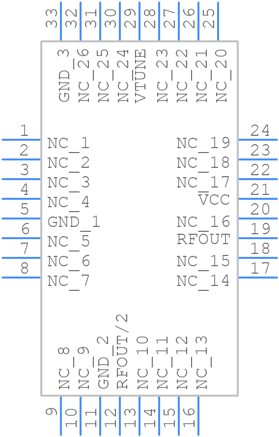 HMC1164LP5E - Analog Devices - PCB symbol