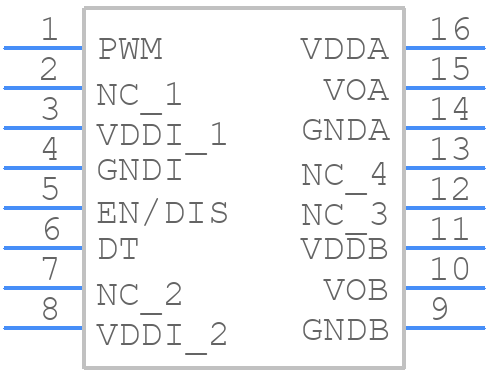 Si823H8BB-IS1 - Silicon Labs - PCB symbol