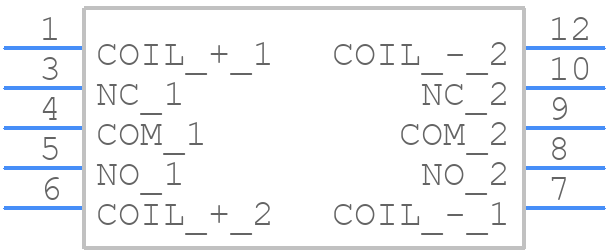 V23079B1206B301 - TE Connectivity - PCB symbol