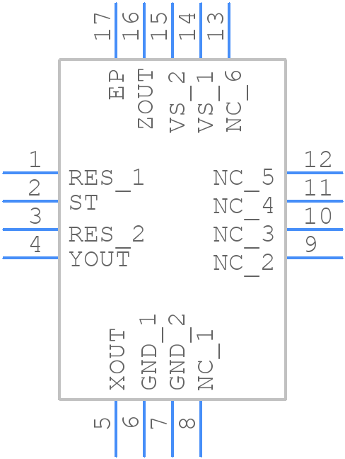 ADXL377BCPZ-RL - Analog Devices - PCB symbol