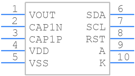 MCCOG21605B6W-FPTLWI - MIDAS - PCB symbol