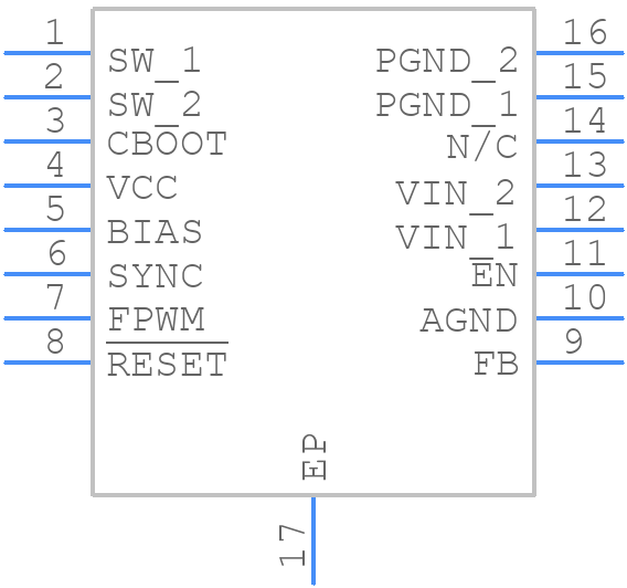 LM536025QPWPRQ1 - Texas Instruments - PCB symbol