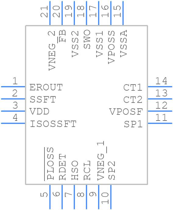 SI3402-B-GMR - Silicon Labs - PCB symbol