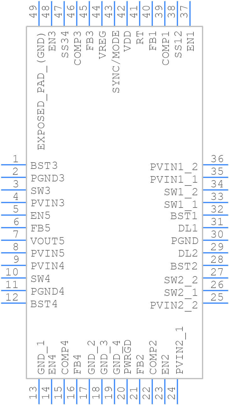 ADP5052ACPZ-R7 - Analog Devices - PCB symbol