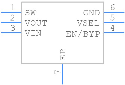TPS61291DRVT - Texas Instruments - PCB symbol