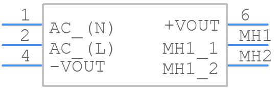 TMP 15112 - Traco Power - PCB symbol