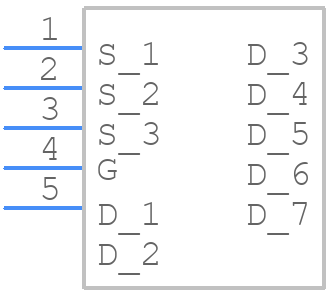 PSMN9R0-25MLC,115 - Nexperia - PCB symbol