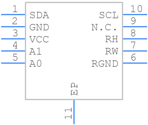 DS1841N+ - Analog Devices - PCB symbol