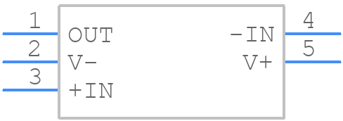 AD8615AUJZ - Analog Devices - PCB symbol