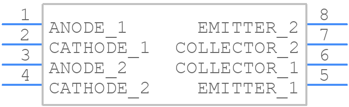 TLP504ALF1F - Toshiba - PCB symbol