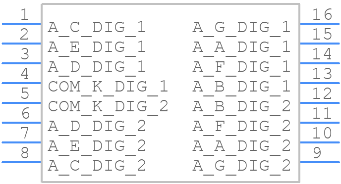DC04-11CGKWA - Kingbright - PCB symbol