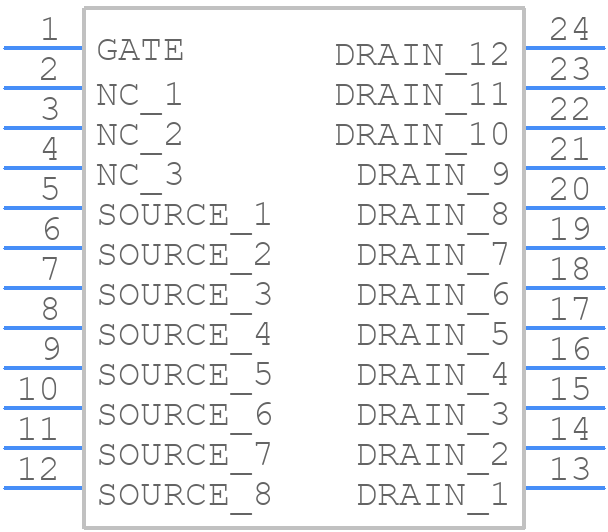 MMIX1F230N20T - LITTELFUSE - PCB symbol