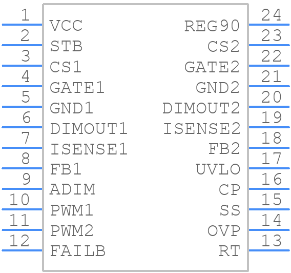 BD9483F-GE2 - ROHM Semiconductor - PCB symbol