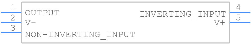 LM7341MFE/NOPB - Texas Instruments - PCB symbol