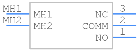 5MS1S102AM6QES - RS Pro - PCB symbol