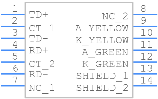 ARJ11G-MASA-A-B-ELT2 - ABRACON - PCB symbol