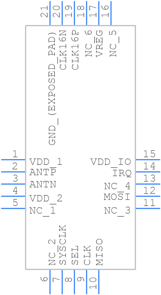 AX5031-1-TA05 - onsemi - PCB symbol