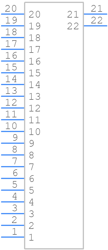 FH12A-20S-0.5SH(55) - Hirose - PCB symbol