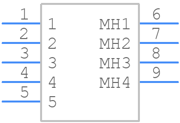 ZX60-B-5S(31) - Hirose - PCB symbol