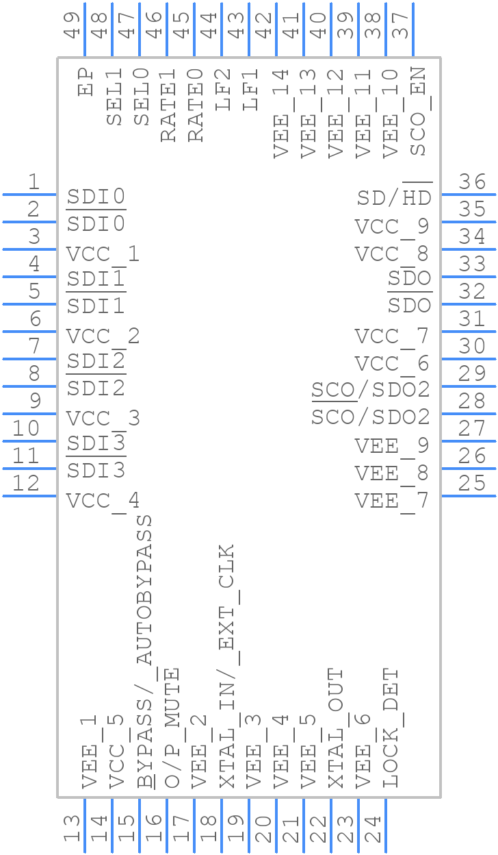 LMH0056SQ/NOPB - Texas Instruments - PCB symbol