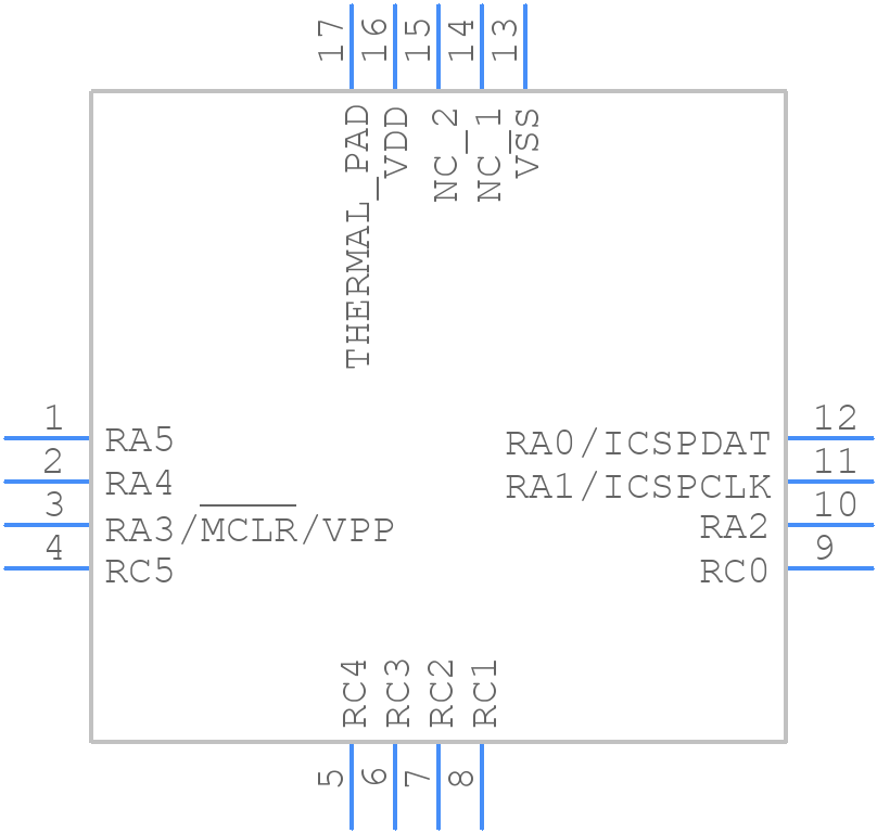 PIC16F18325-I/JQ - Microchip - PCB symbol