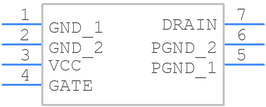 ZXGD3111N7TC - Diodes Incorporated - PCB symbol