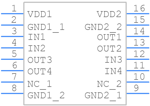 HCPL-091J-500E - Avago Technologies - PCB symbol