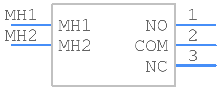 B12AH - NKK Switches - PCB symbol