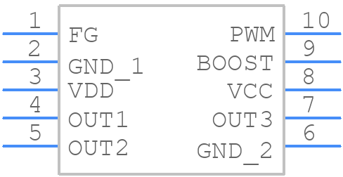 MTD6501C-HC1 - Microchip - PCB symbol